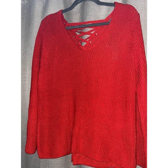 Joseph A Red Sweater - Picture 2 of 6